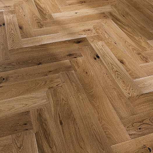 CLEOS Fischgrät Eiche Toffee